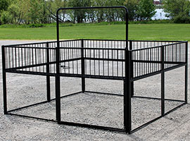8 ft. W x 8 ft. L Mini Horse Stall